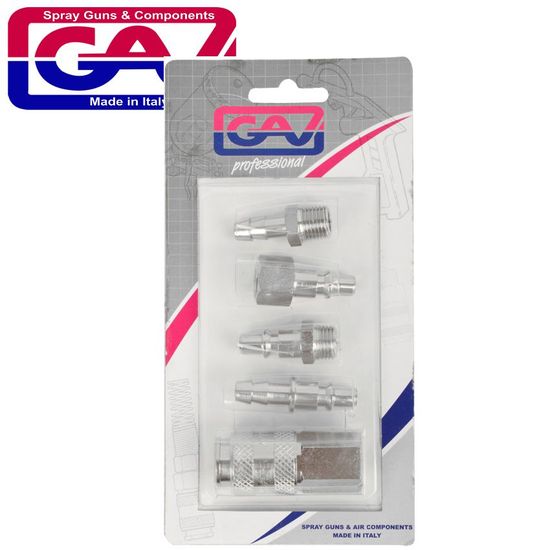 GAV Quick Coupler Set 5piece Packaged